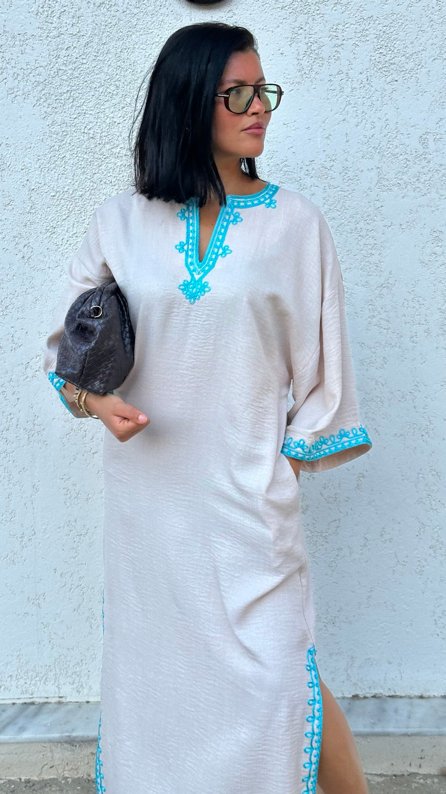 Djeba Zayna – Robe longue brodée – Hiya Couture