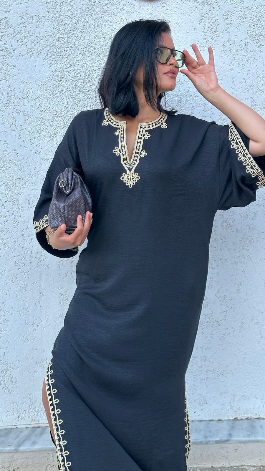 Djeba Zayna – Robe longue brodée – Hiya Couture